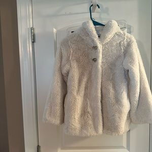 Girls super soft fleece overcoat Patagonia